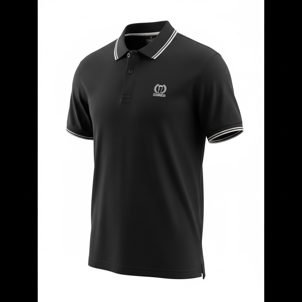 Black Guinness Polo Shirt